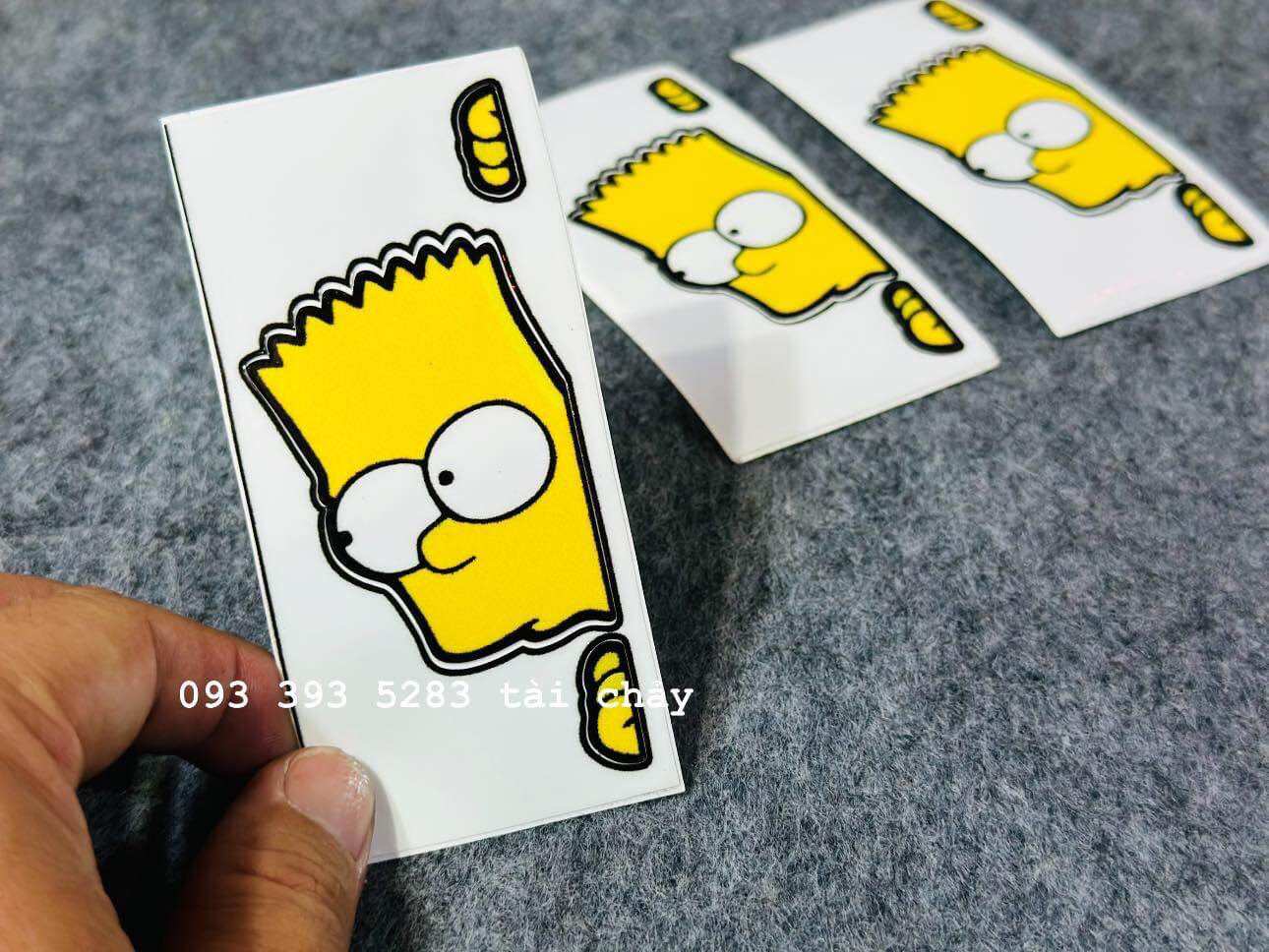[ 1 MIẾNG ] TEM SIMSON SIZE LỚN DÁN TRANG TRÍ XE