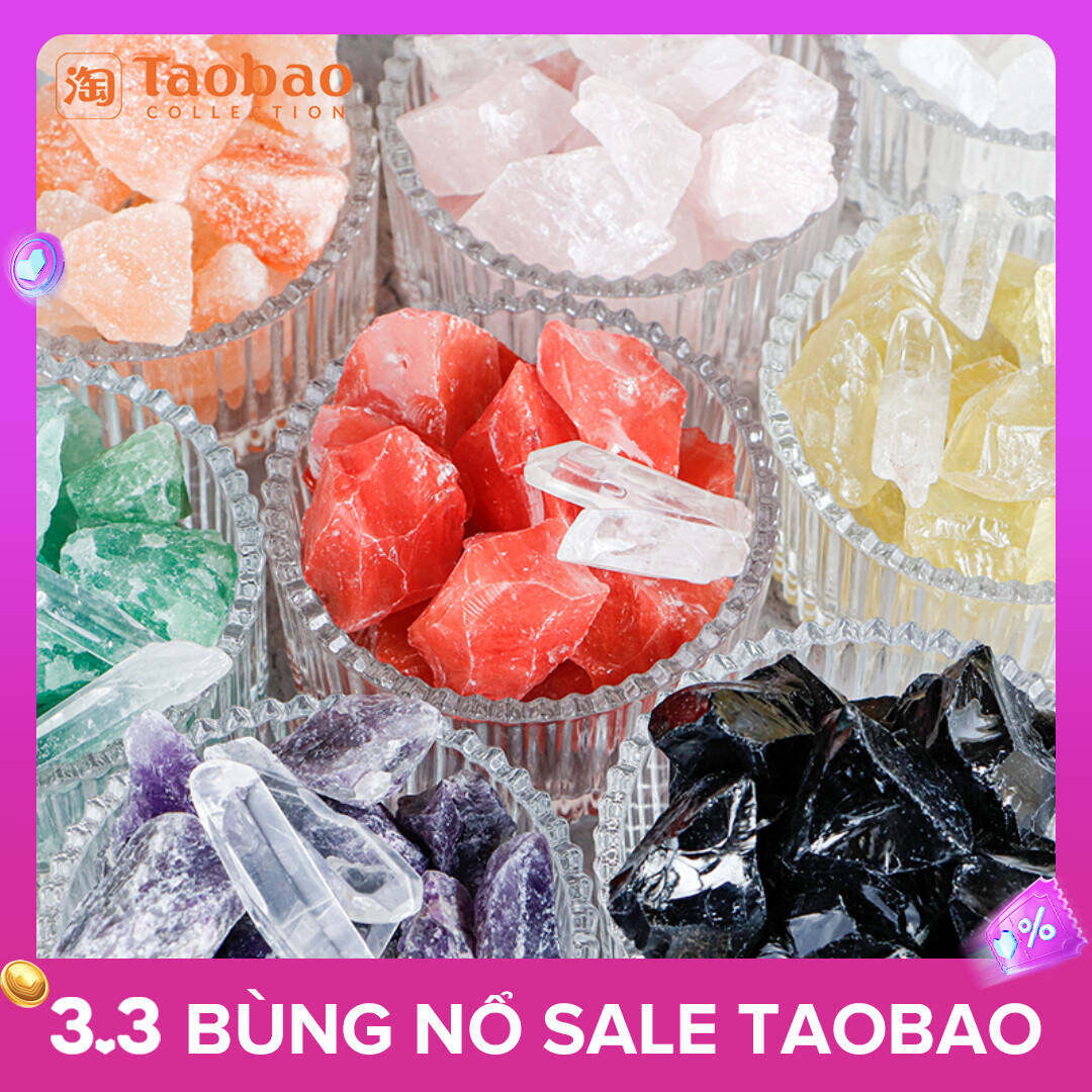 Đá Thơm Khuếch Tán Pha Lê Đá Thô Tự Nhiên Tự Làm Vật Liệu Trang Trí Xông Hương Không Lửa Nến Trang Trí Đá Fluorit Trắng Tím Xanh Vàng Hồng