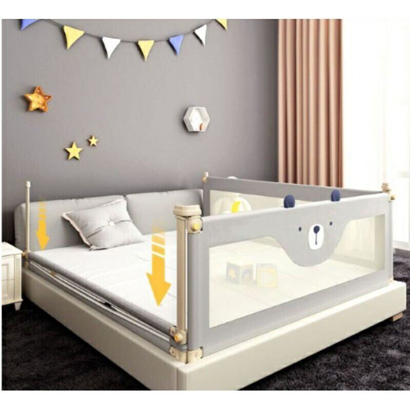Thanh chắn giường Umoo mẫu nâng cấp mới nhất bảo vệ an toàn cho bé