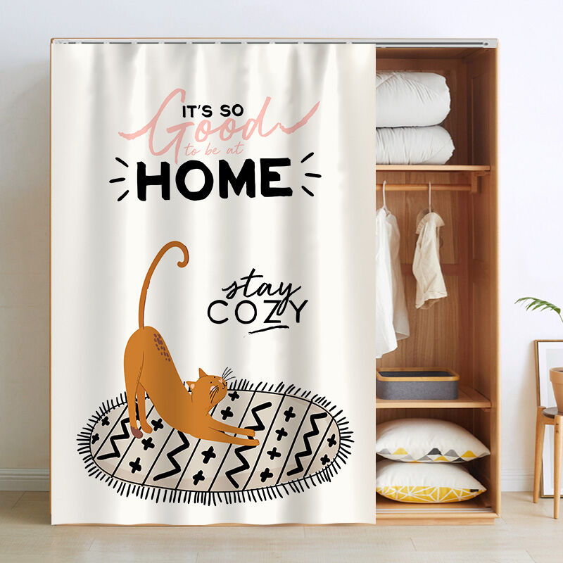 Rèm che tủ quần áo rèm chống bụi rèm cửa phòng áo và mũ rèm che đồ lặt vặt tủ giày rèm kéo che xấu tủ sách
