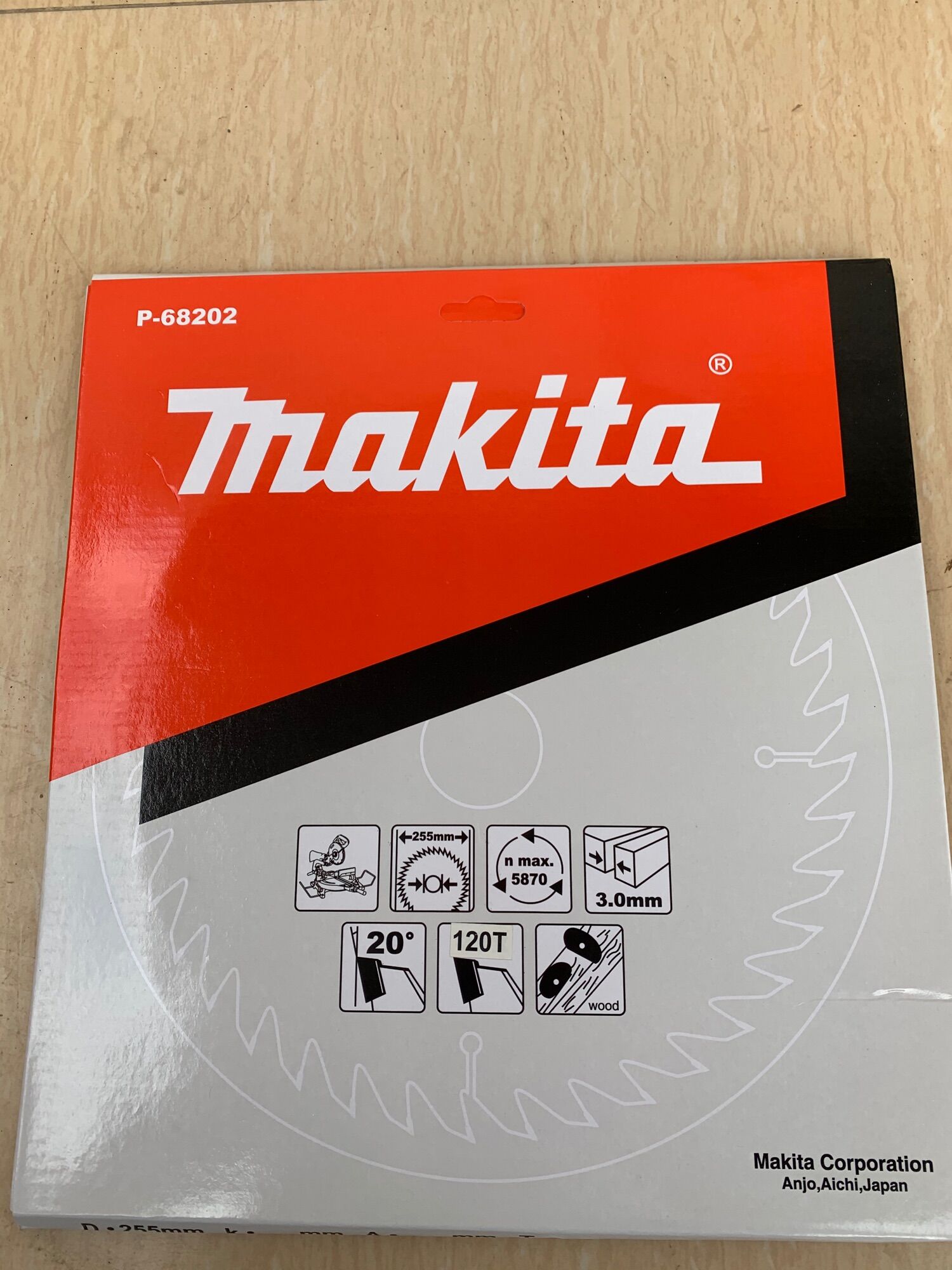Lưỡi cắt nhôm makita 255mm