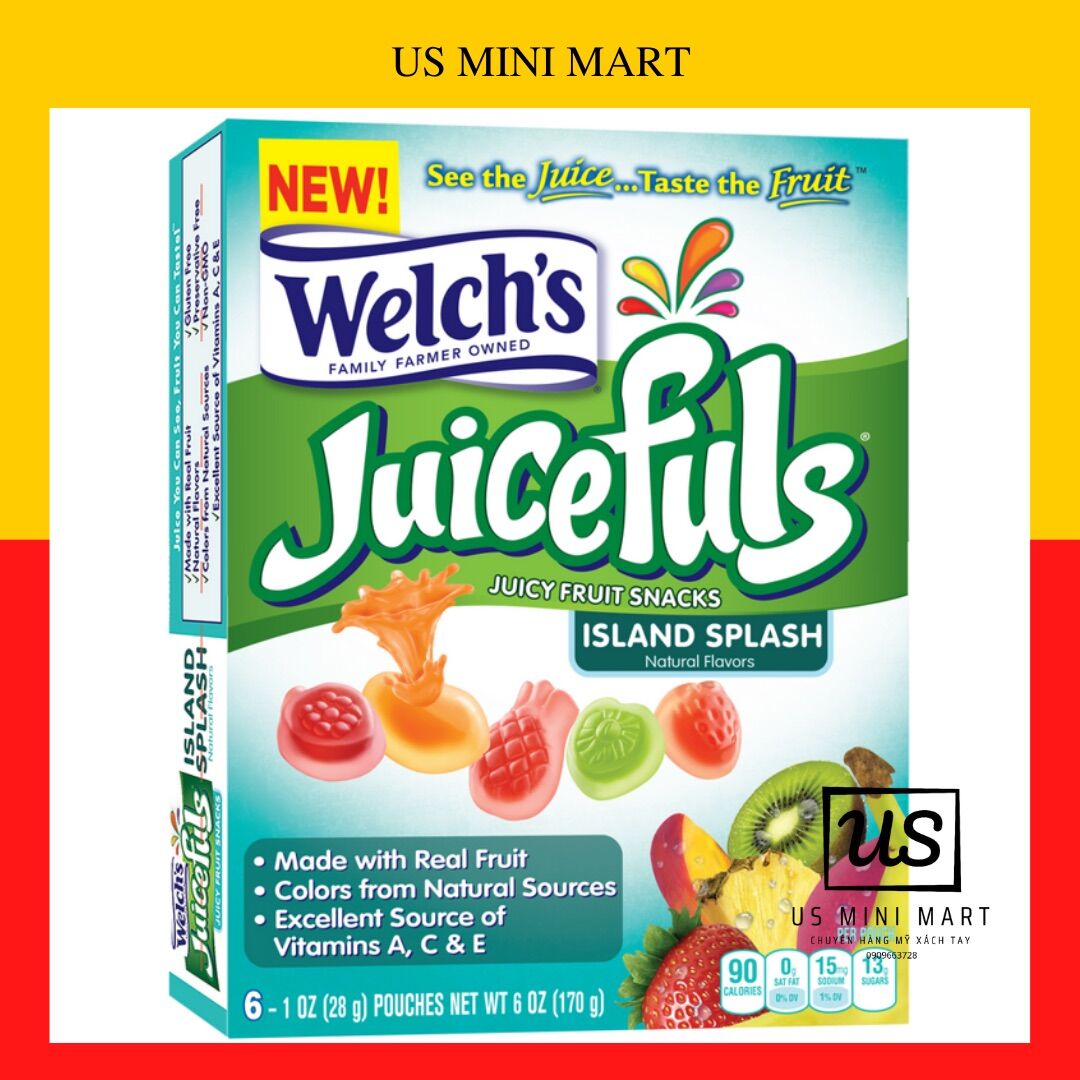 Kẹo dẻo Welch’s Juicefuls vị trái cây thiên nhiên