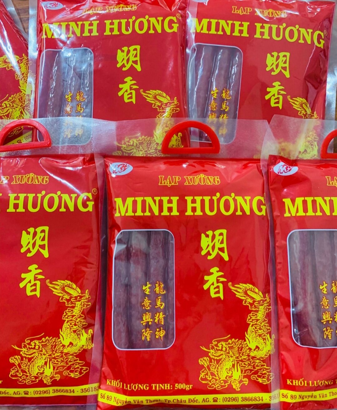 Lạp xưởng minh hương 500g/túi