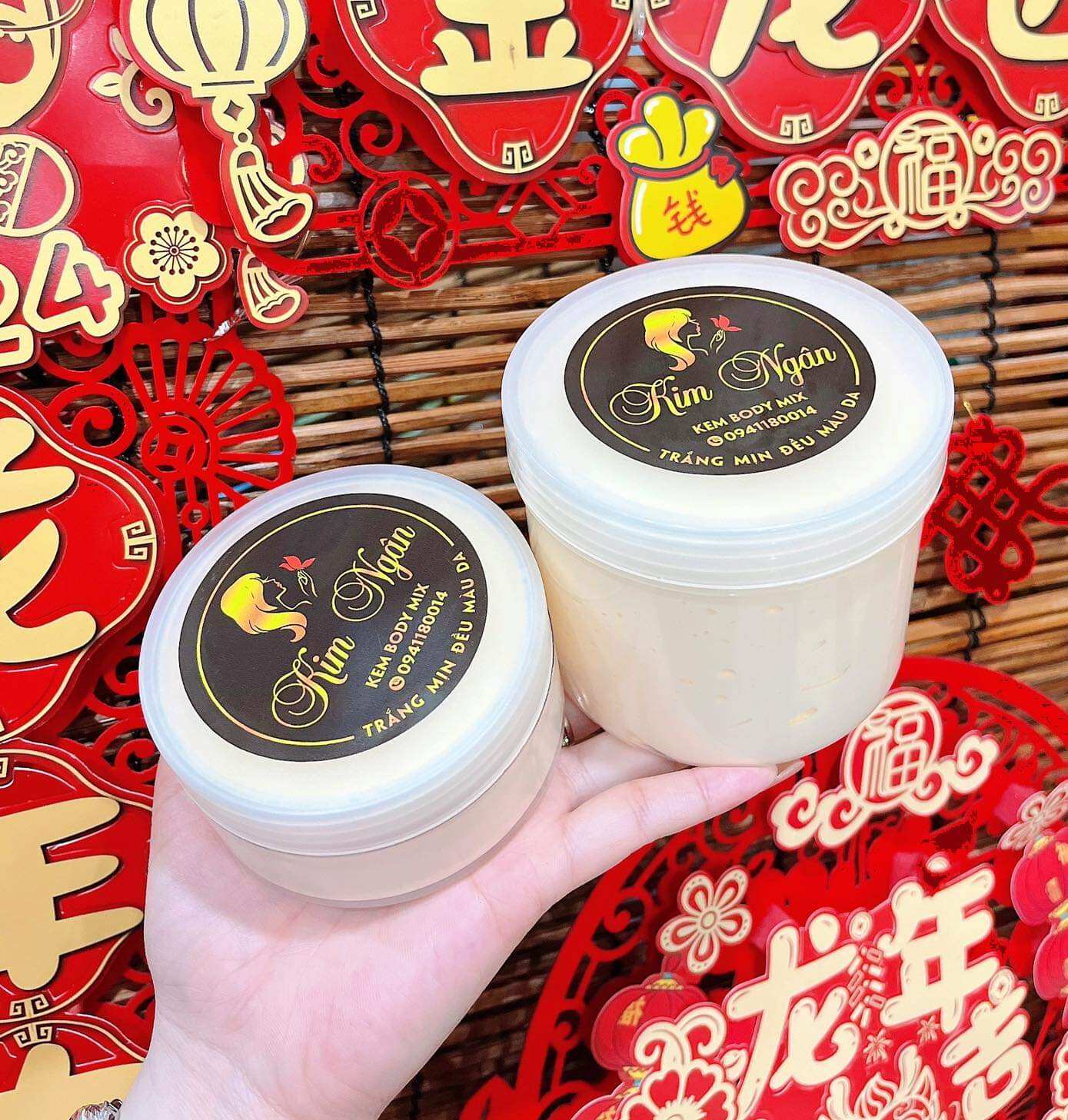KEM BODY MIX TRẮNG DA (500g) KIM NGÂN