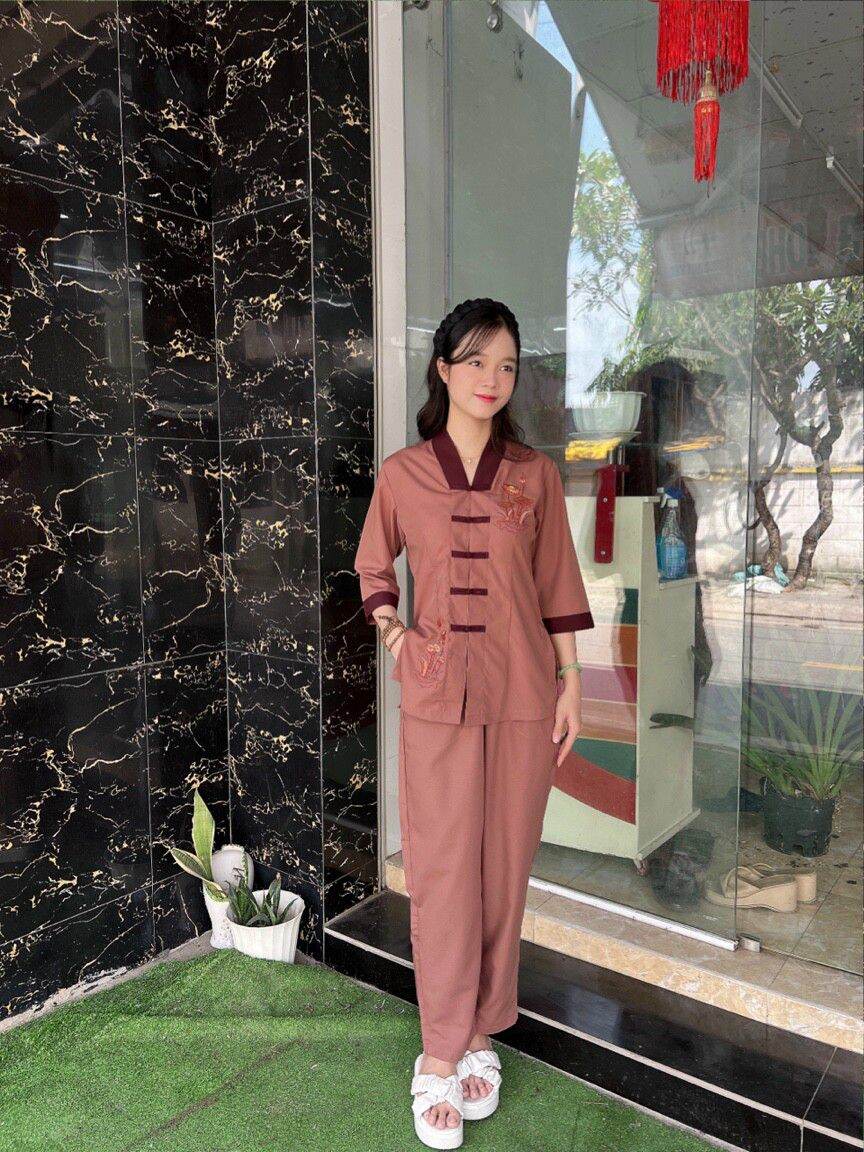 Đồ Bộ Đi Chùa  - Mẫu La Hán Phối