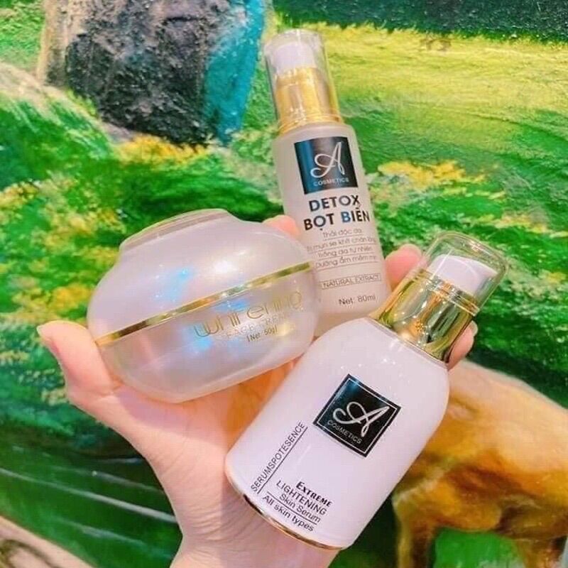Kem Face Pháp Serum Detox Chính Hãng COMBO 3 MÓN