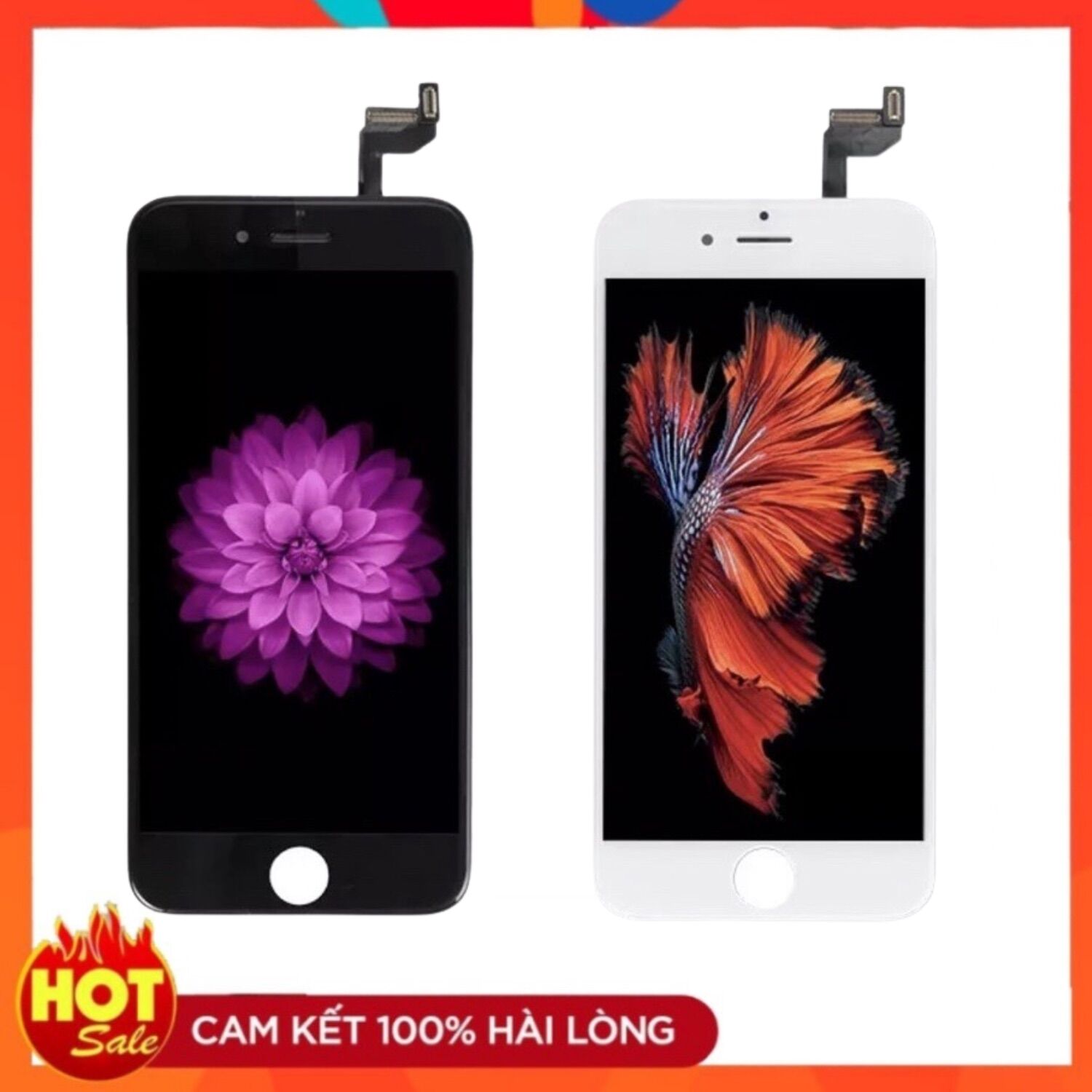 Màn hình lp 6/ 6 plus/ 6s/ 6s plus mới cảm ứng tốt chất lượng hiển thị đẹp, tặng cường lực