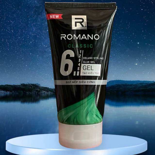 GEL TẠO KIỂU TÓC ROMANO SỐ 6 GIỮ NẾP SIÊU CỨNG 150G HƯƠNG THƠM CÁ TÍNH
