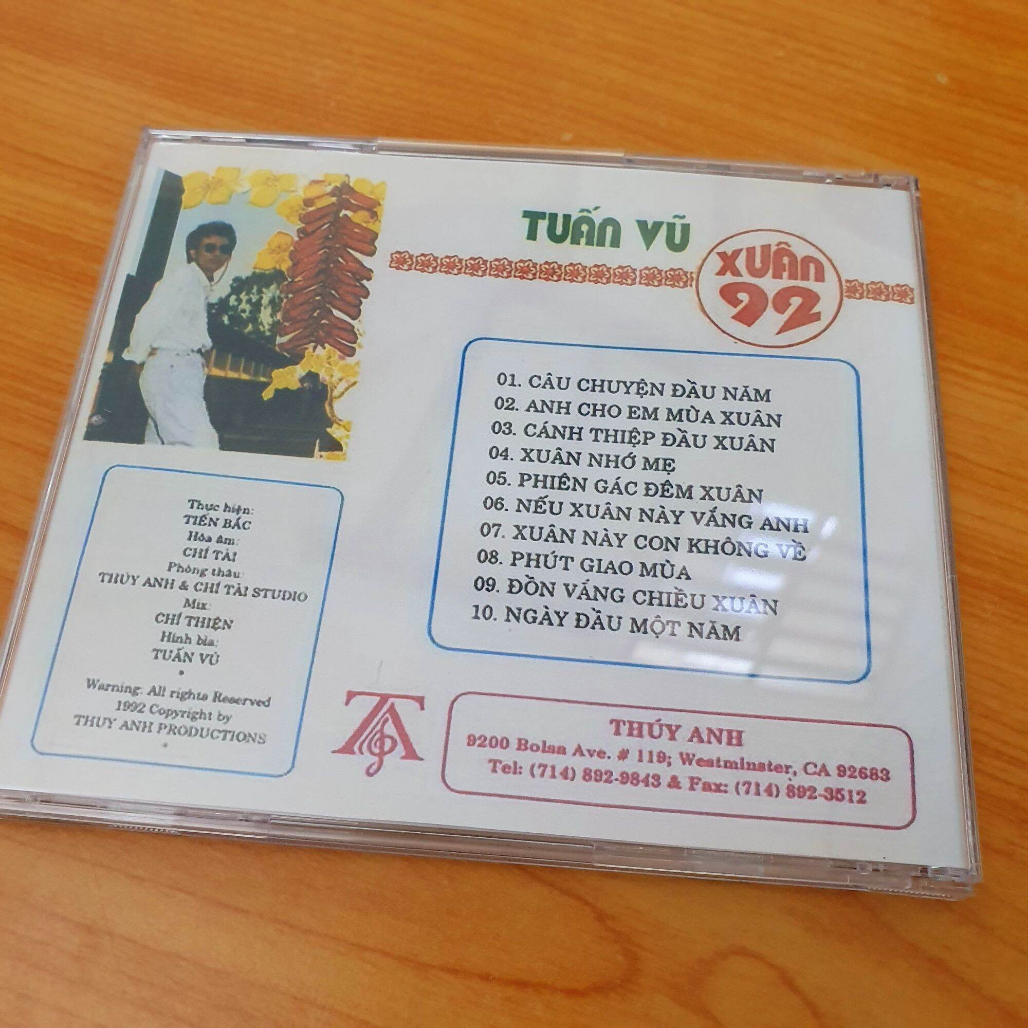 [MDCD] CD Tuấn Vũ - Xuân 92 Nổi Tiếng