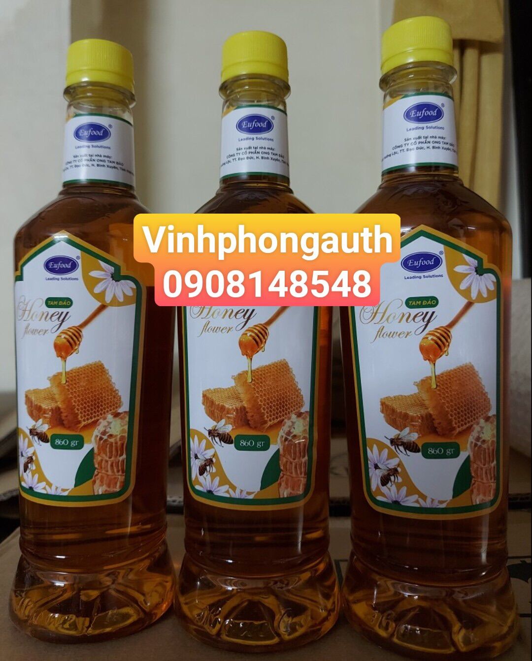 Mật ong Tam Đảo Eufood 860gr