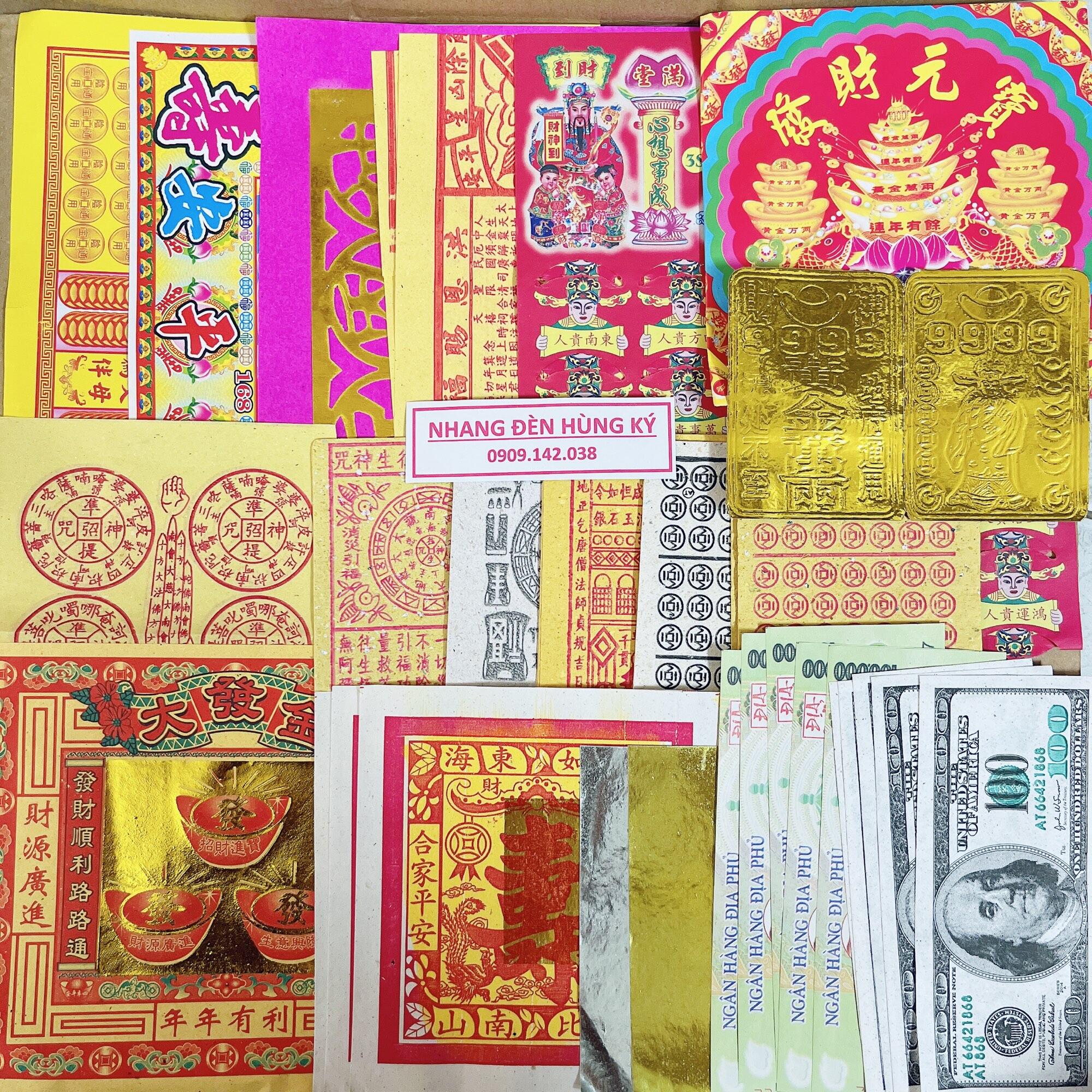 Bộ giấy cúng mùng 1 và 15 hàng tháng