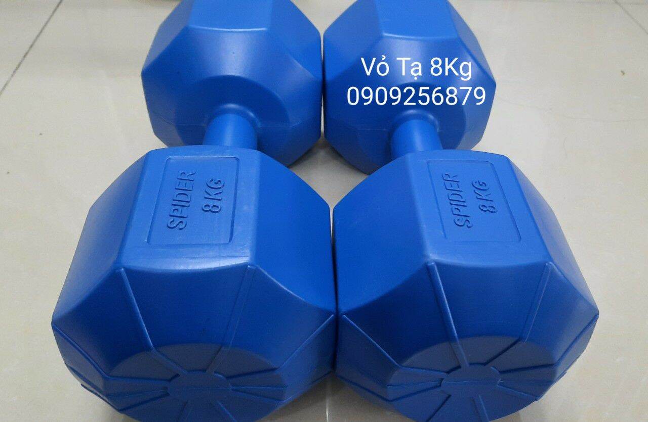 vỏ tạ nhựa 8kg 1 cặp