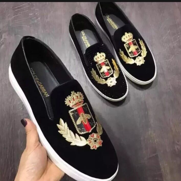 Giầy lười ong sọc đỏ Nam