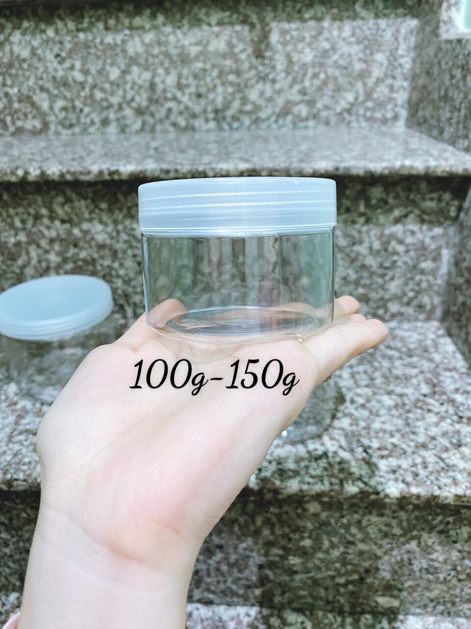 Hủ nhựa đựng kem 100g trong suốt