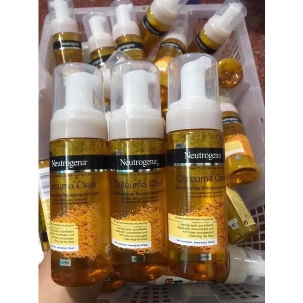 Sữa rửa mặt tạo bọt Neutrogena Nghệ Curcuma Clear 150ML