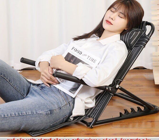Ghế tựa lưng thư giãn, ghế làm việc, ghế ngồi sàn, ghế cho người bệnh ghế có tay vải thoáng