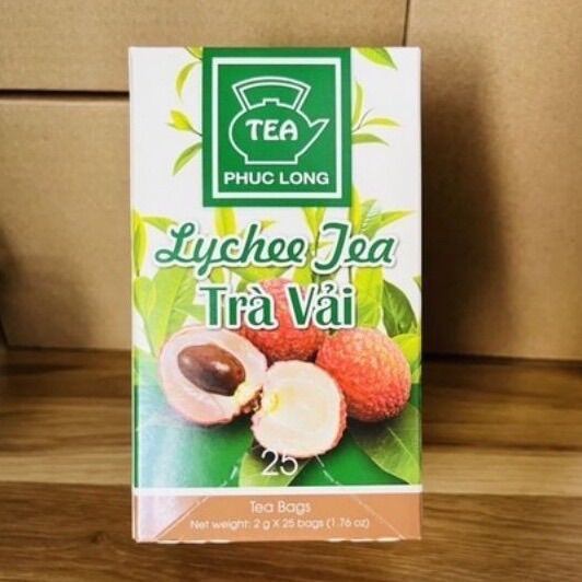 Trà túi lọc phúc long - trà vải