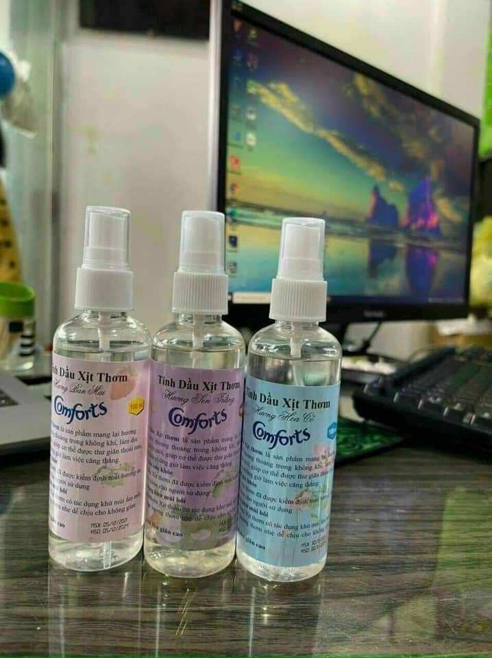 Tinh Dầu Xịt Thơm Quần Áo Comforts 100ml