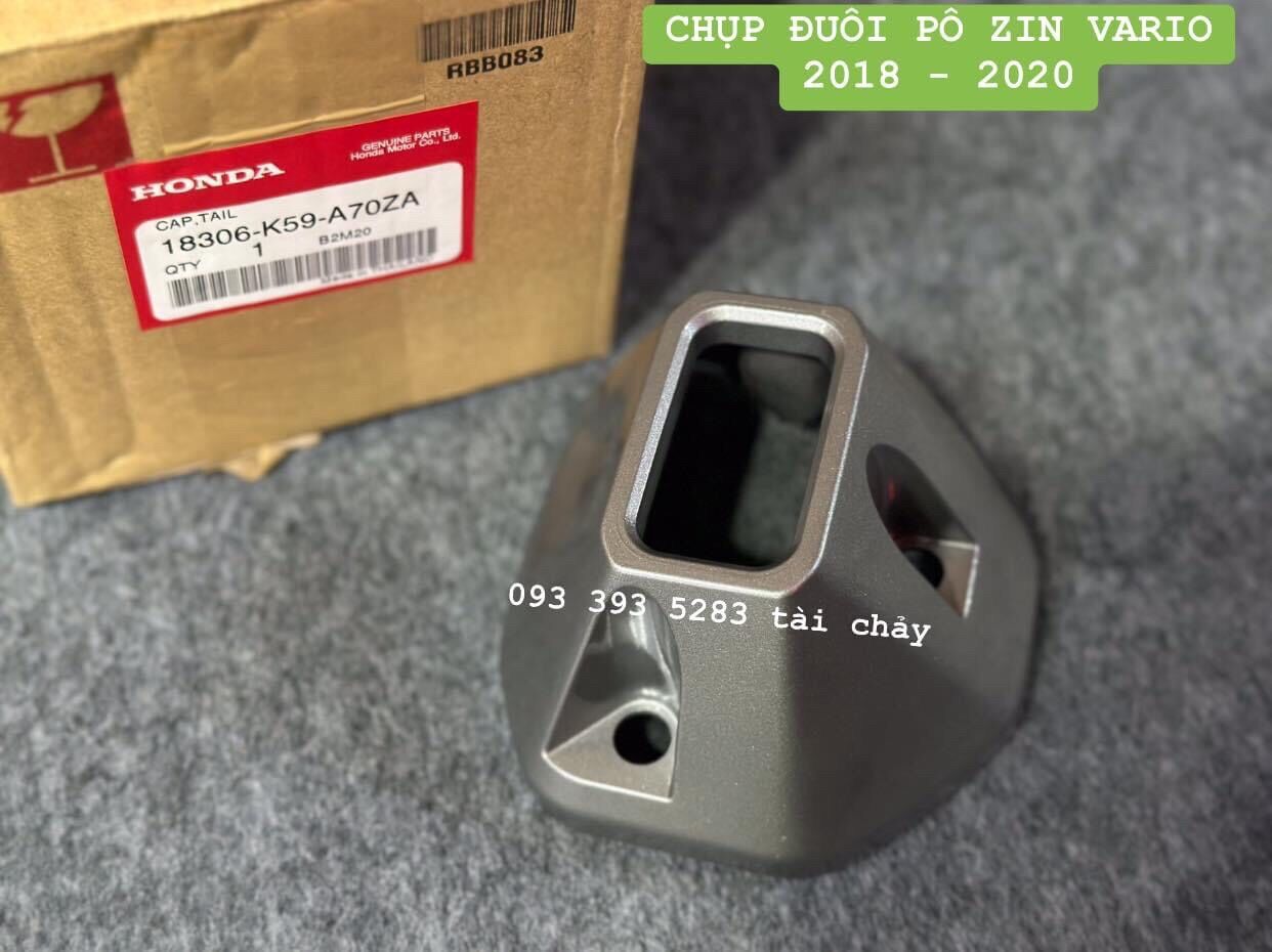 Chụp đuôi pô zin vario 2018 - 2020 chính hảng