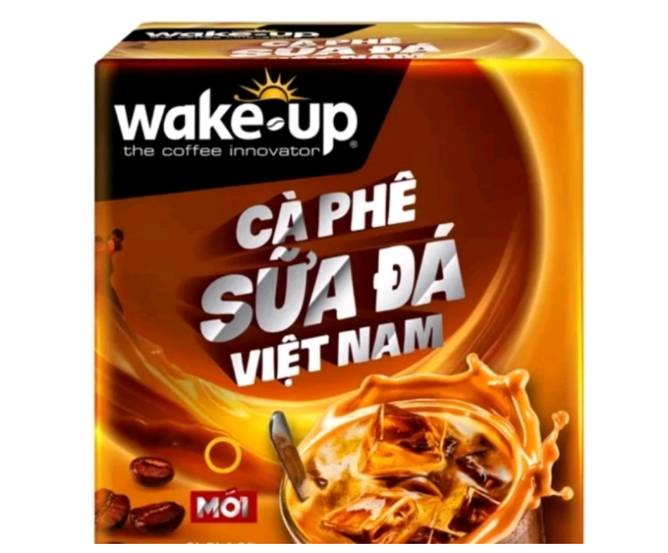 Cà phê sữa đá Wake up hộp (10gói* 24g)