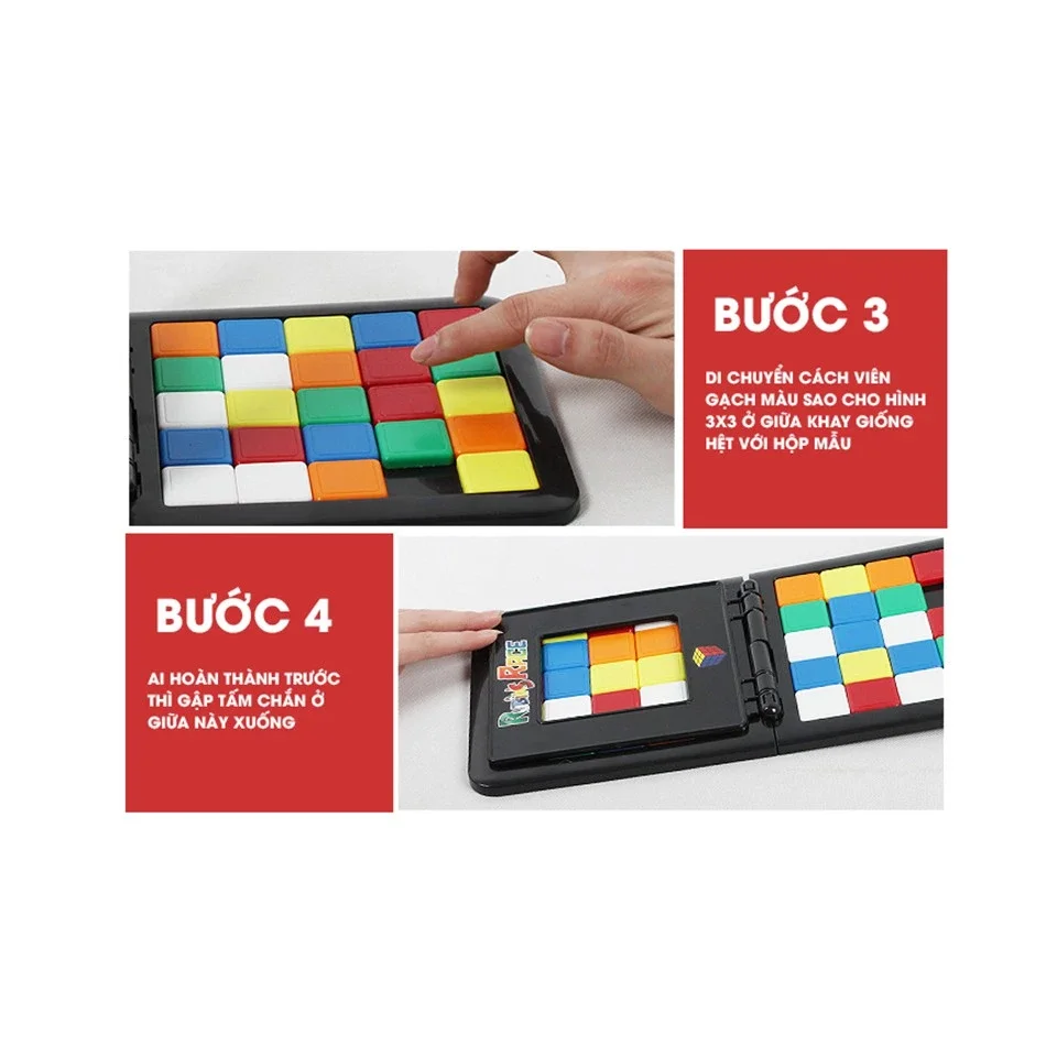 Bộ trò chơi board game Magic Block game -  Thử thách Rubik