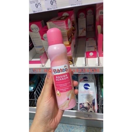 Gel/bọt cạo lông Balea 150ml
