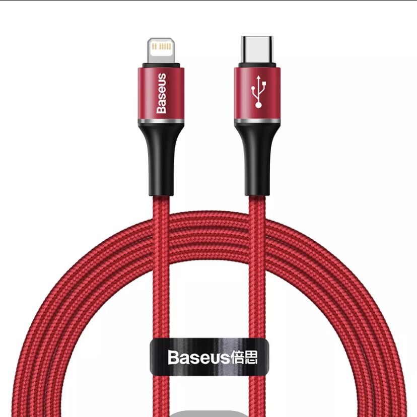 Cáp sạc nhanh baseus 20w pd usb type c sang lightning cho iphone 13 pro max xs x 8 plus