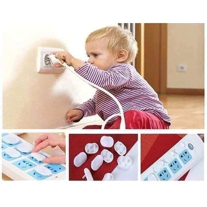 Set 10 Nút bịt ổ điện an toàn cho bé