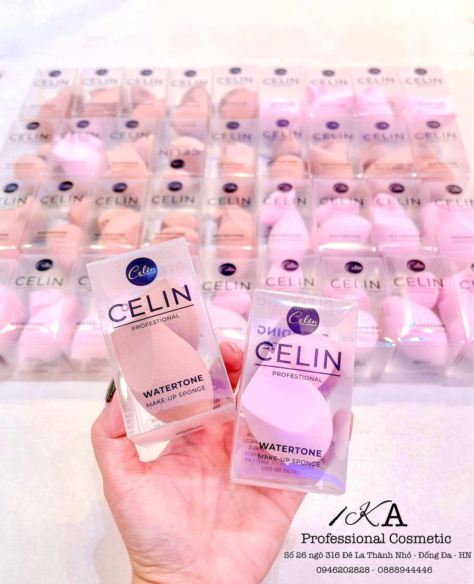Bông mút tán nền Celin mẫu mới siêu mềm mịn