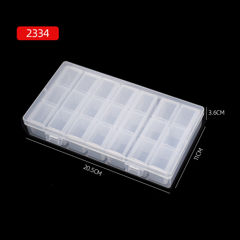 Hộp nhựa pp hộp đựng linh kiện hộp đựng linh kiện ốc vít hộp phân loại sắp xếp trang sức dụng cụ làm móng điện tử
