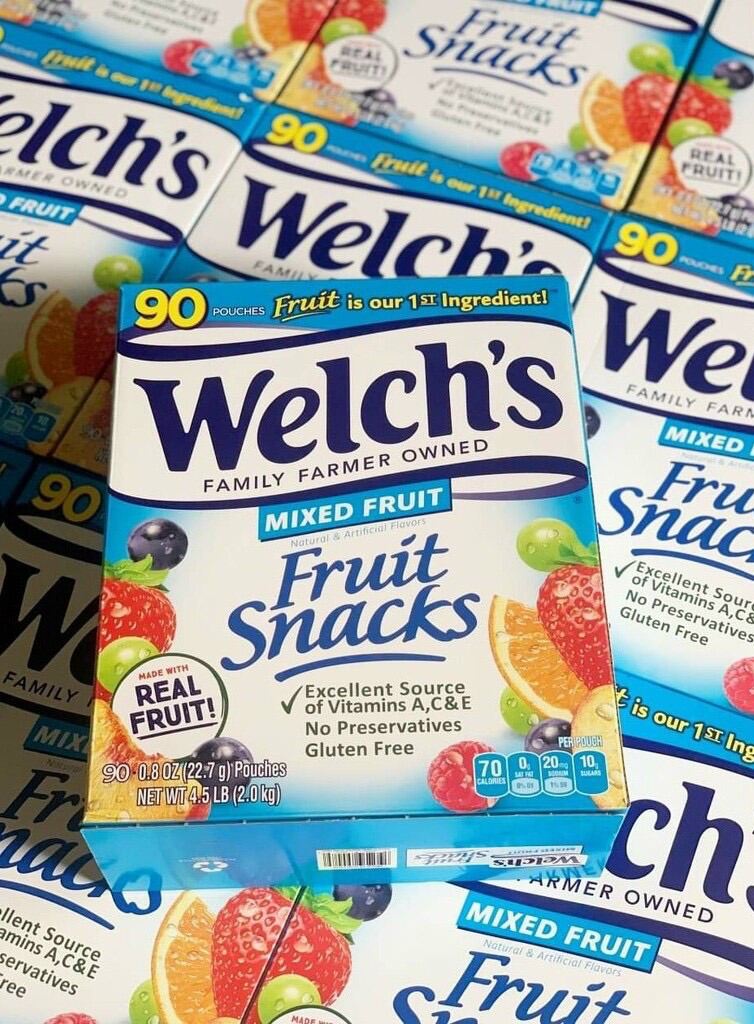 (Date 10 2022) 1 hộp kẹo Welch S 90 gói Mỹ thumbnail