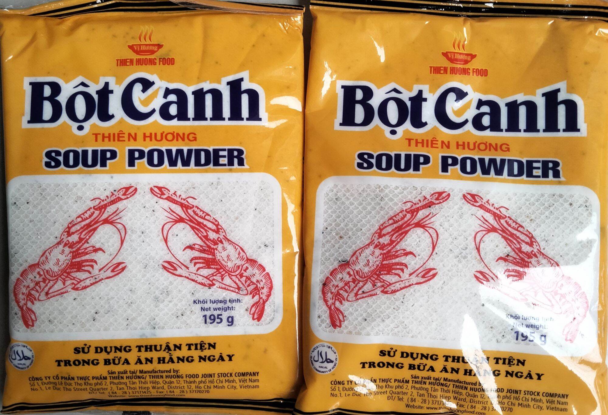 Combo 10 gói Bột Canh cao cấp Thiên Hương 195 gr