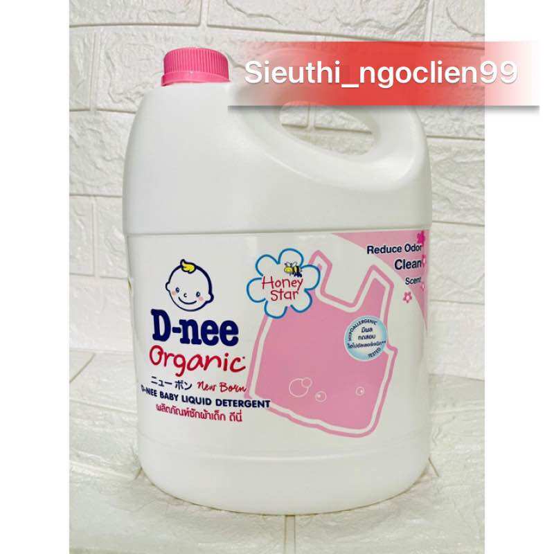 [ Tem Đại Thịnh ] Nước Giặt Dnee Thái Lan can 3000ml ( Cam Kết Hàng Chính Hãng )