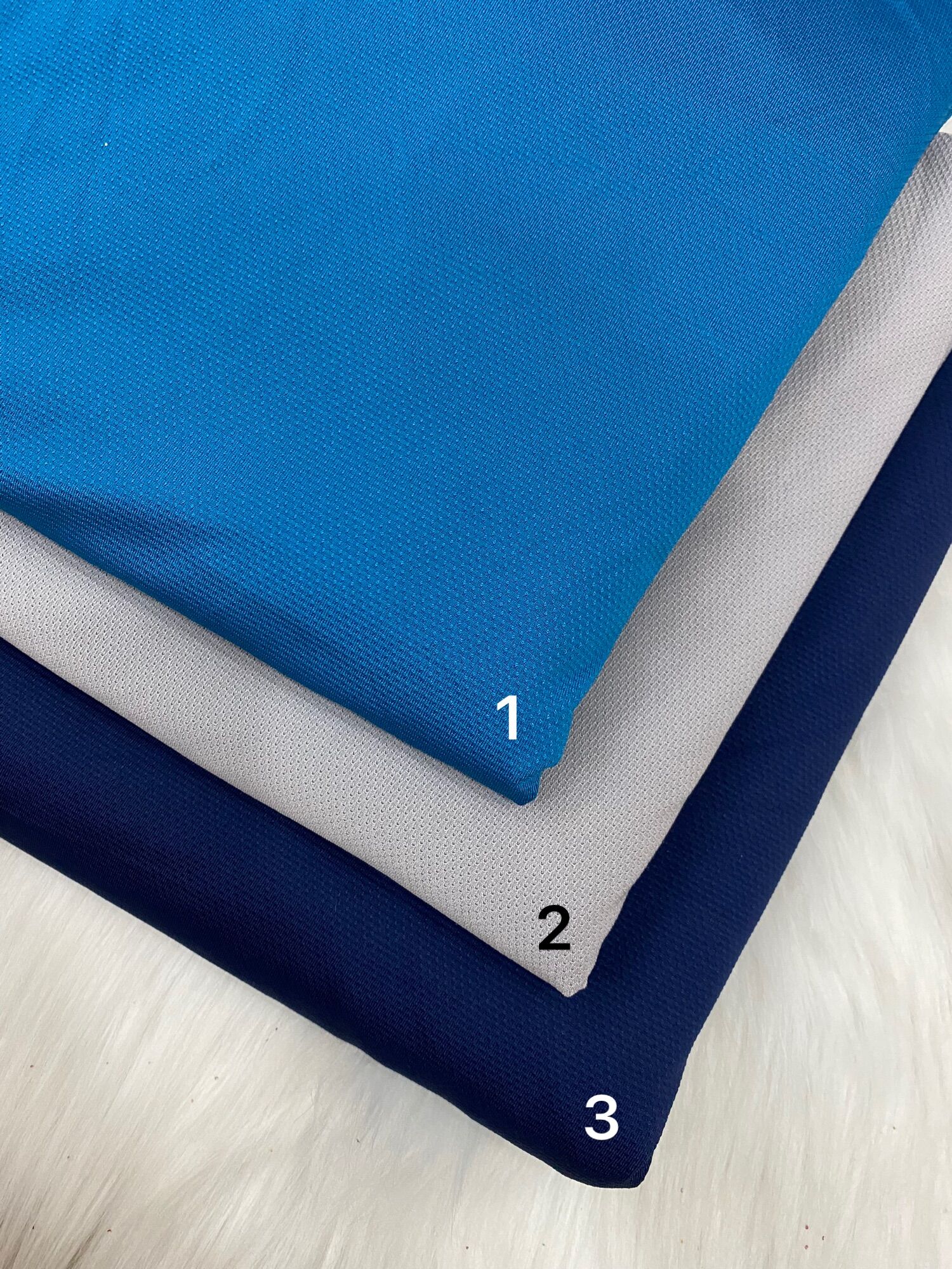 Vải thun thông hơi may áo chống nắng, áo polo áo thun thể thao co giãn tốt mềm mát thấm hút mô hôi