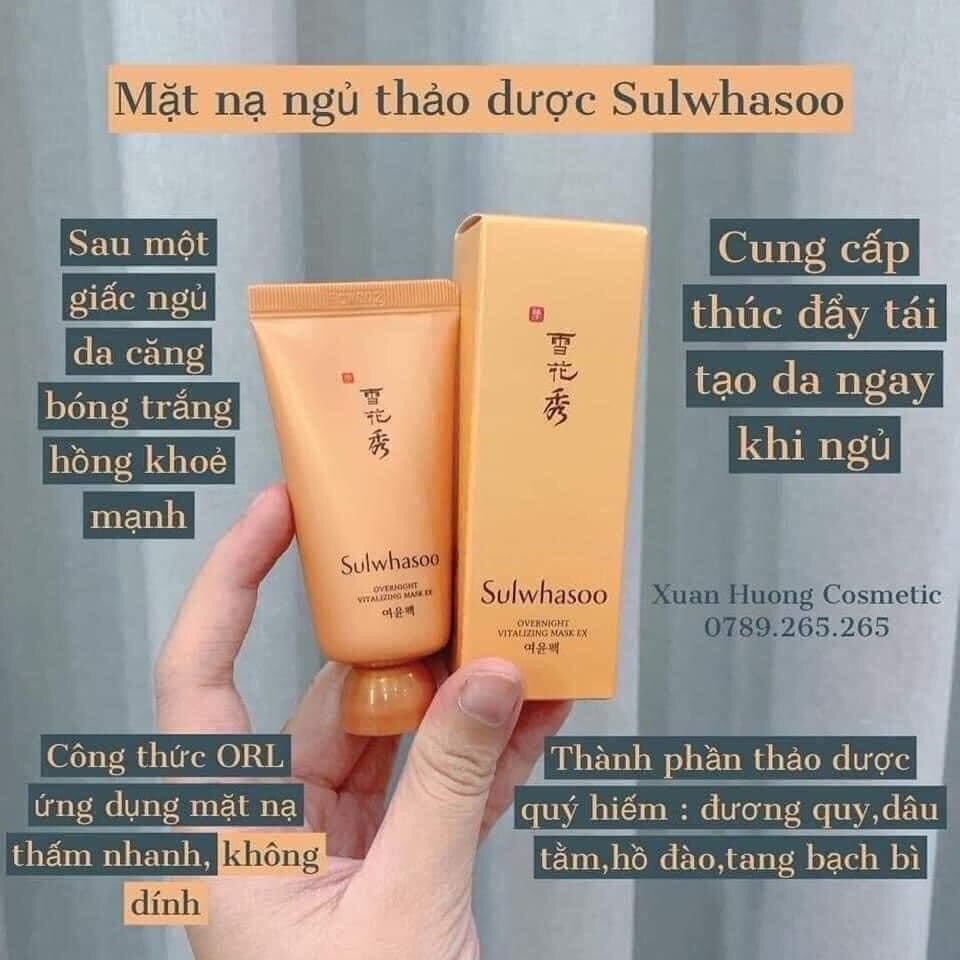 Mặt nạ ngủ sulwhasoo overnight mask 35ml