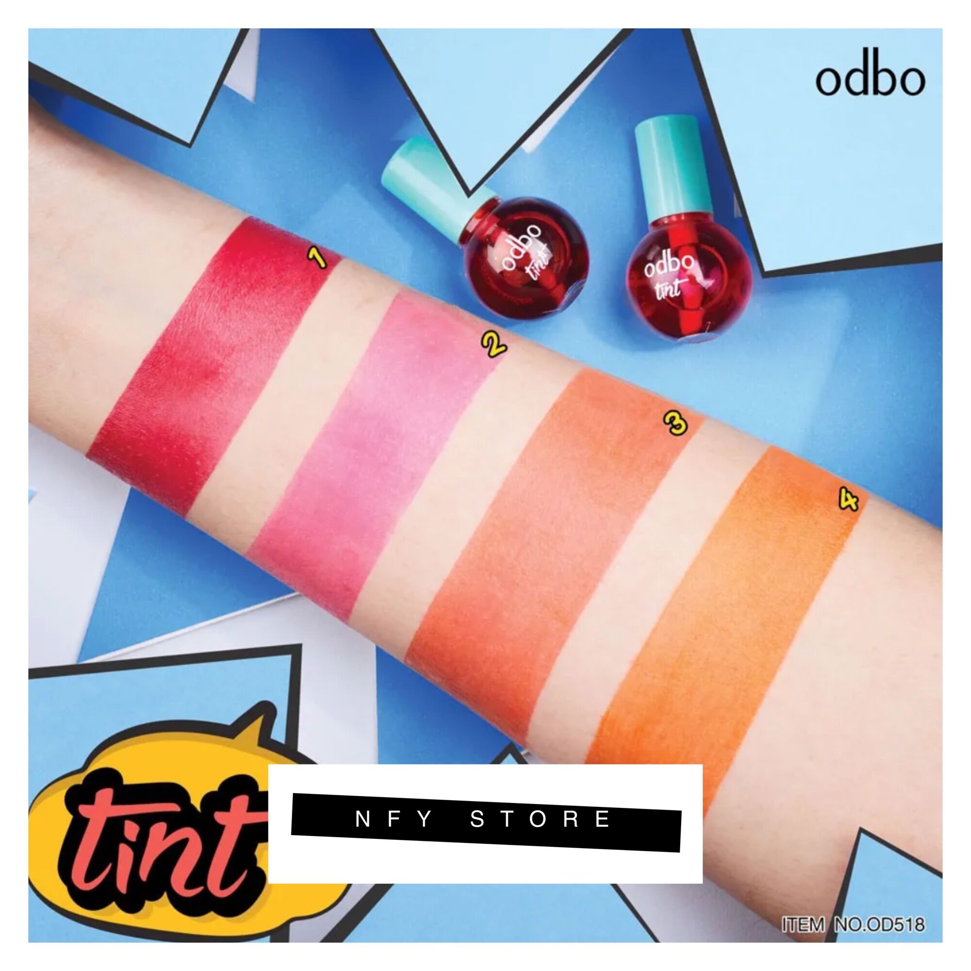 [hàng Thái] Son TINT odbo Thái Lan - Date xa