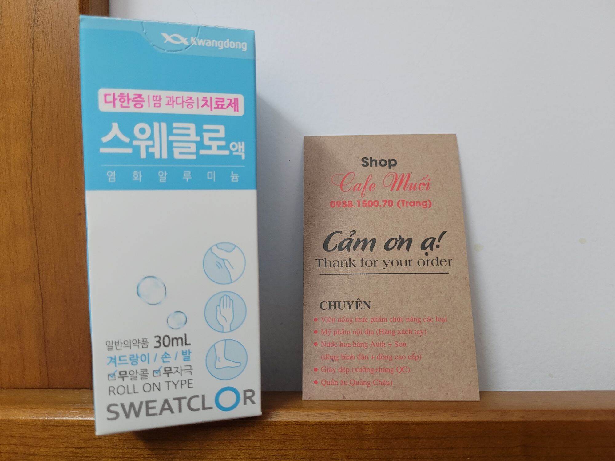 LĂN KHỬ MÙI Kwangdong Sweatclor 30ml