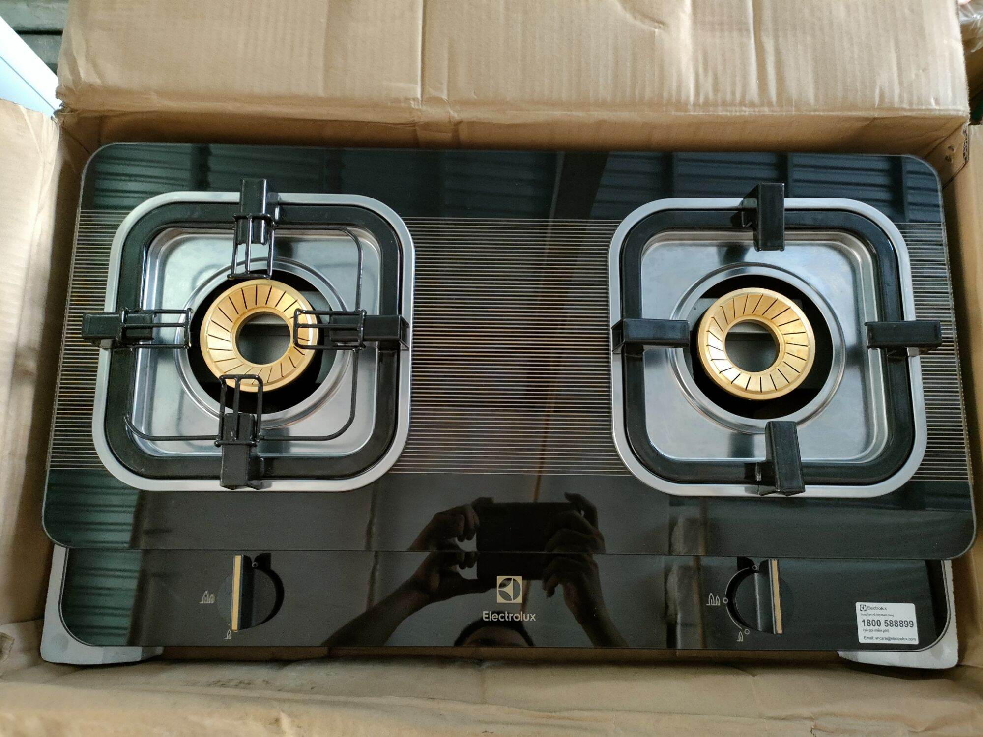 Bếp ga đôi electrolux etg727gkr