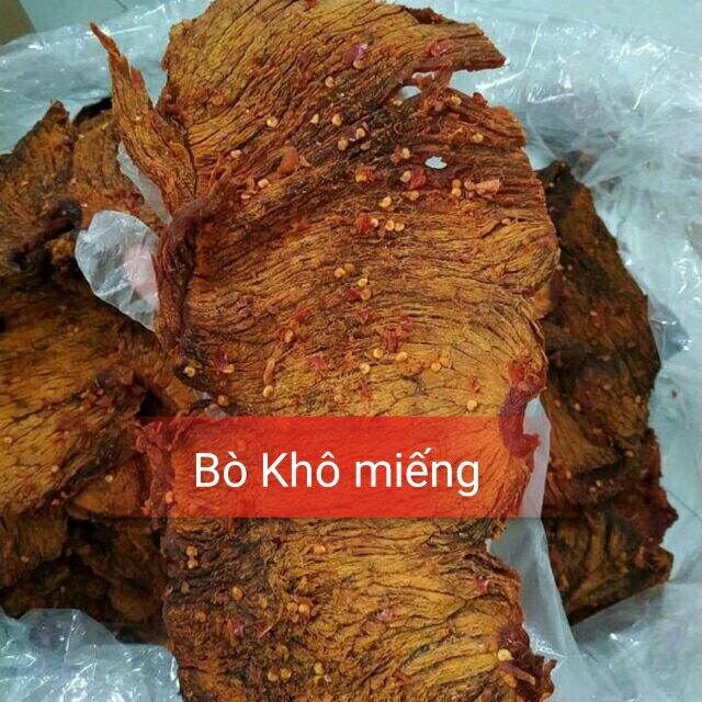 Bò Khô Miếng đặc biệt 100% bò k pha