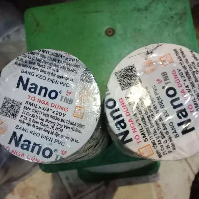 [HCM]Băng keo cách điện màu đen NANO