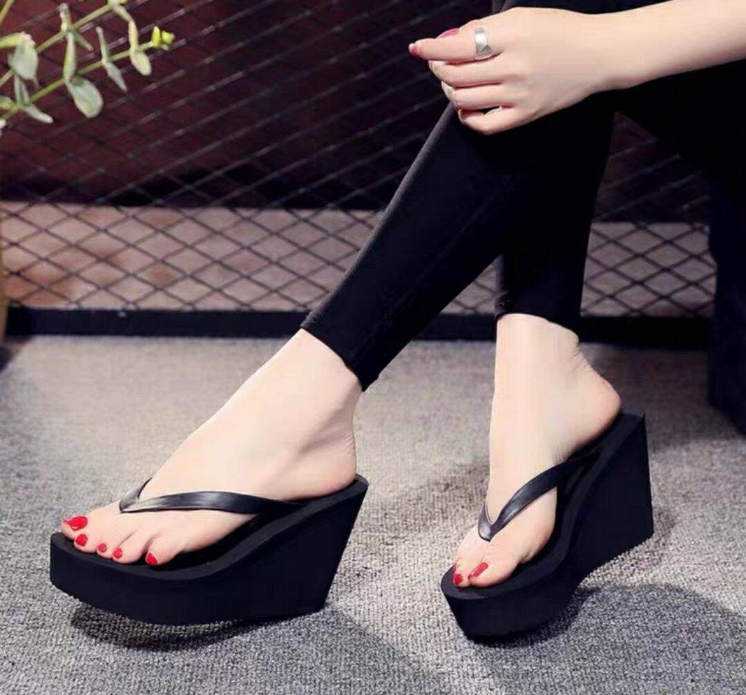 [HCM]Dép cao gót xỏ ngón Bebe 9cm