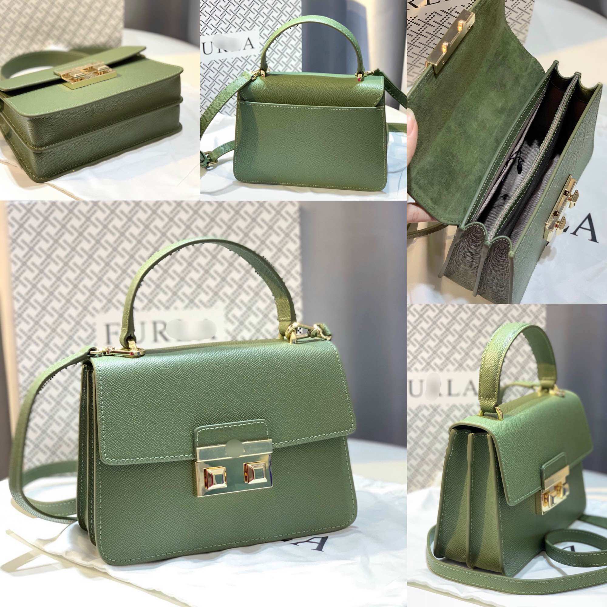 Túi Furl@ Bella Mini Top Handle da thật