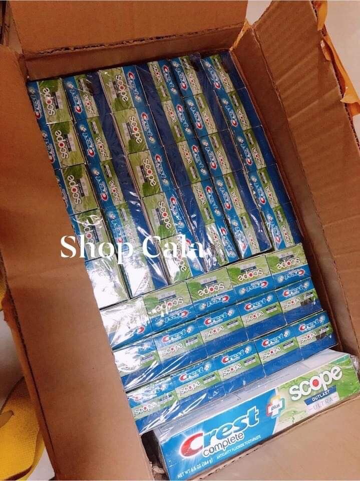 Kem đánh răng Crest Complete Scope Whitening Plus 184g (Mỹ)