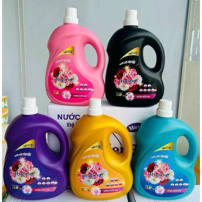  Nước Giặt Đậm Đặc Hygiene việt nam can 3000ml . 