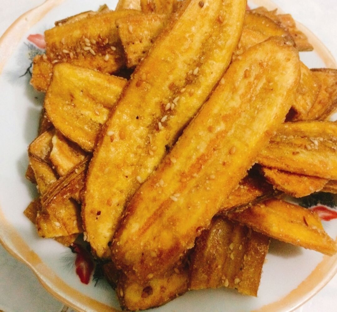 CHUỐI SẤY MÈ GỪNG GIÒN,NGON