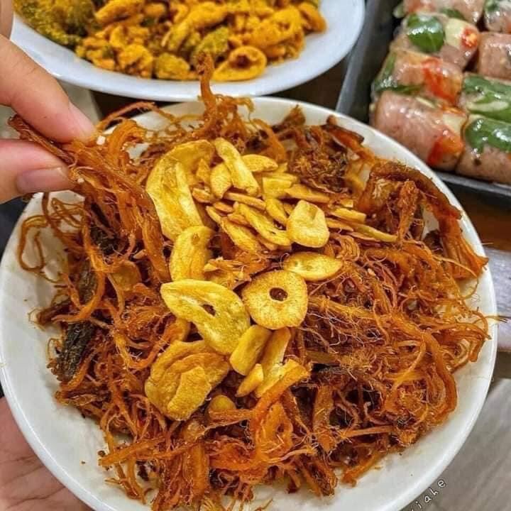 KHÔ HEO CHÁY TỎI 500GR