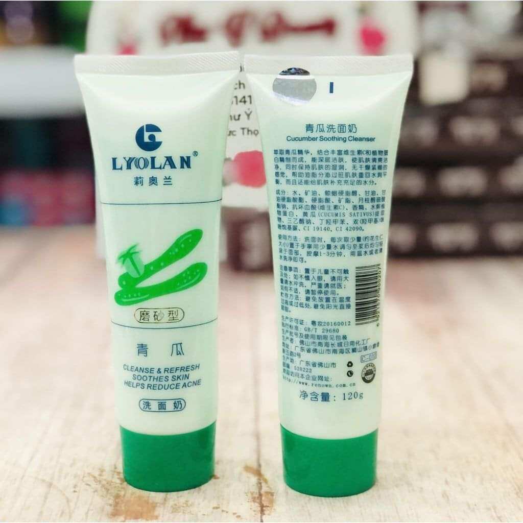 SỮA RỬA MẶT LYOLAN BÒ DƯA LEO 120GR
