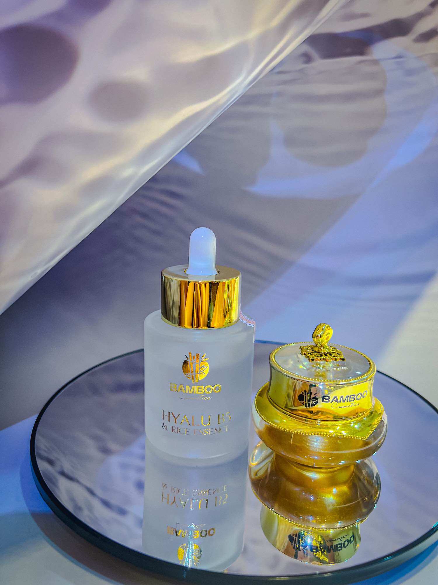 Comboo Kem Face LụaVà Serum B5 30ml Bamboo (Chính Hãng )