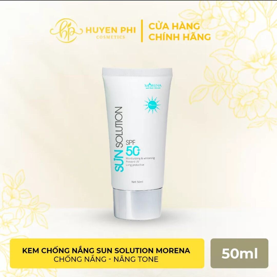 Kem Chống Nắng Sun Solution Morena Huyền Phi - SPF50PA+