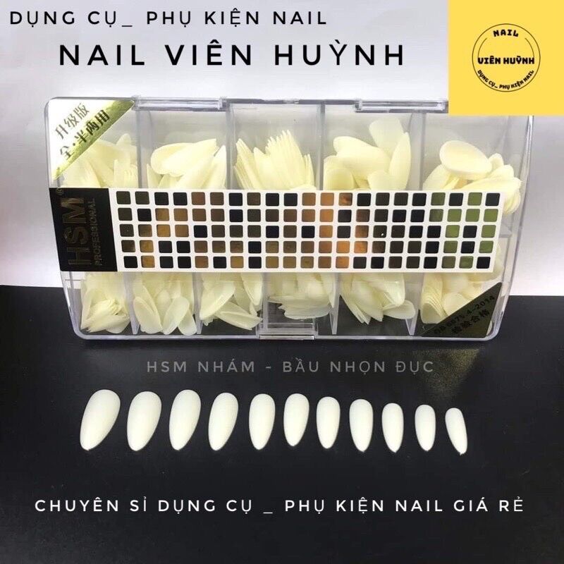 Móng úp nhám sẵn HSM fom chuẩn đẹp